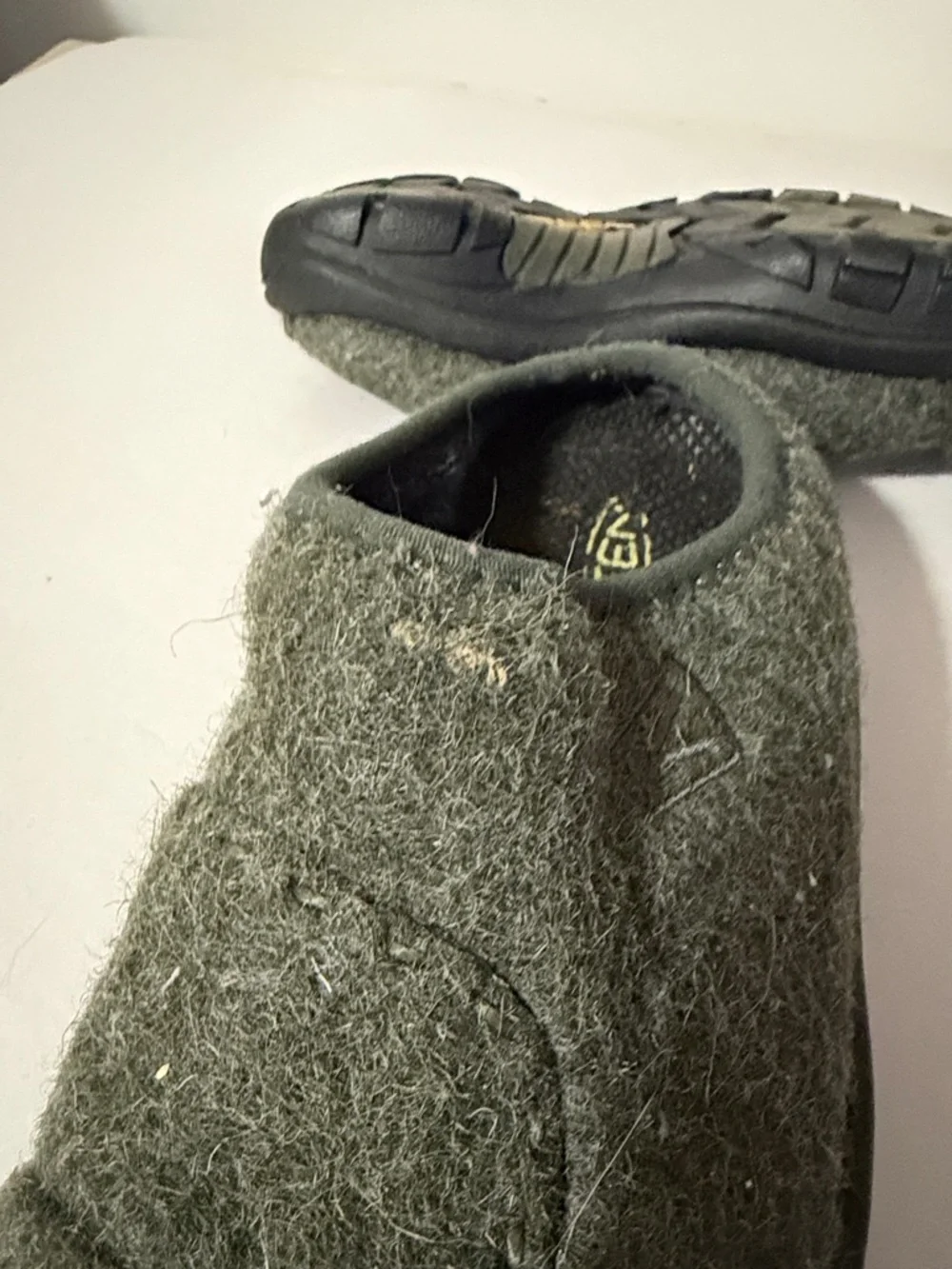 Keen Kids‎ Olive Green Wool Slip-On Clog